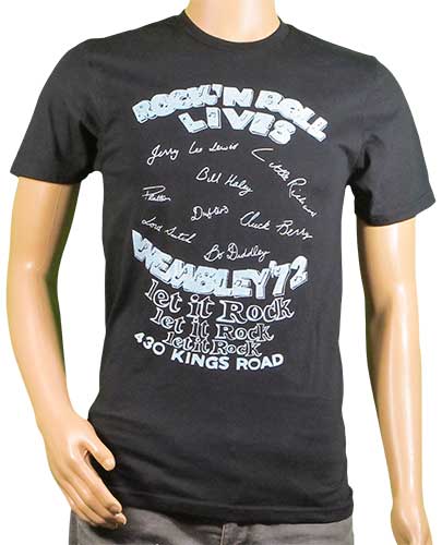 SALE: Small Rock'n'Roll Lives black t-shirt