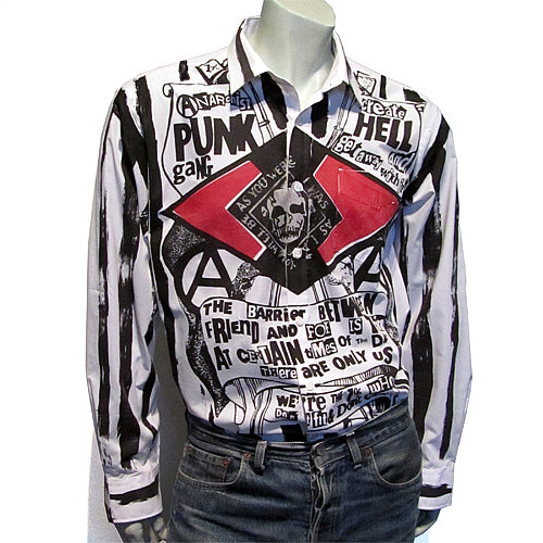 Romance of Anarchist Punk Gang white shirt