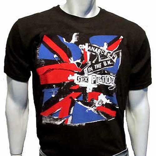 Anarchy in the UK on blackt-shirt