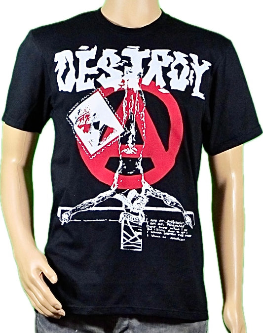 Destroy Anarchy A Black t-shirt