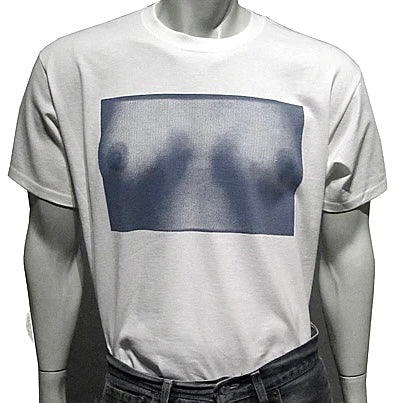 SALE: Blue tits on   white t-shirt Large