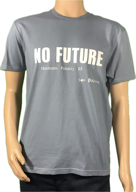 No Future dyed grey t-shirt