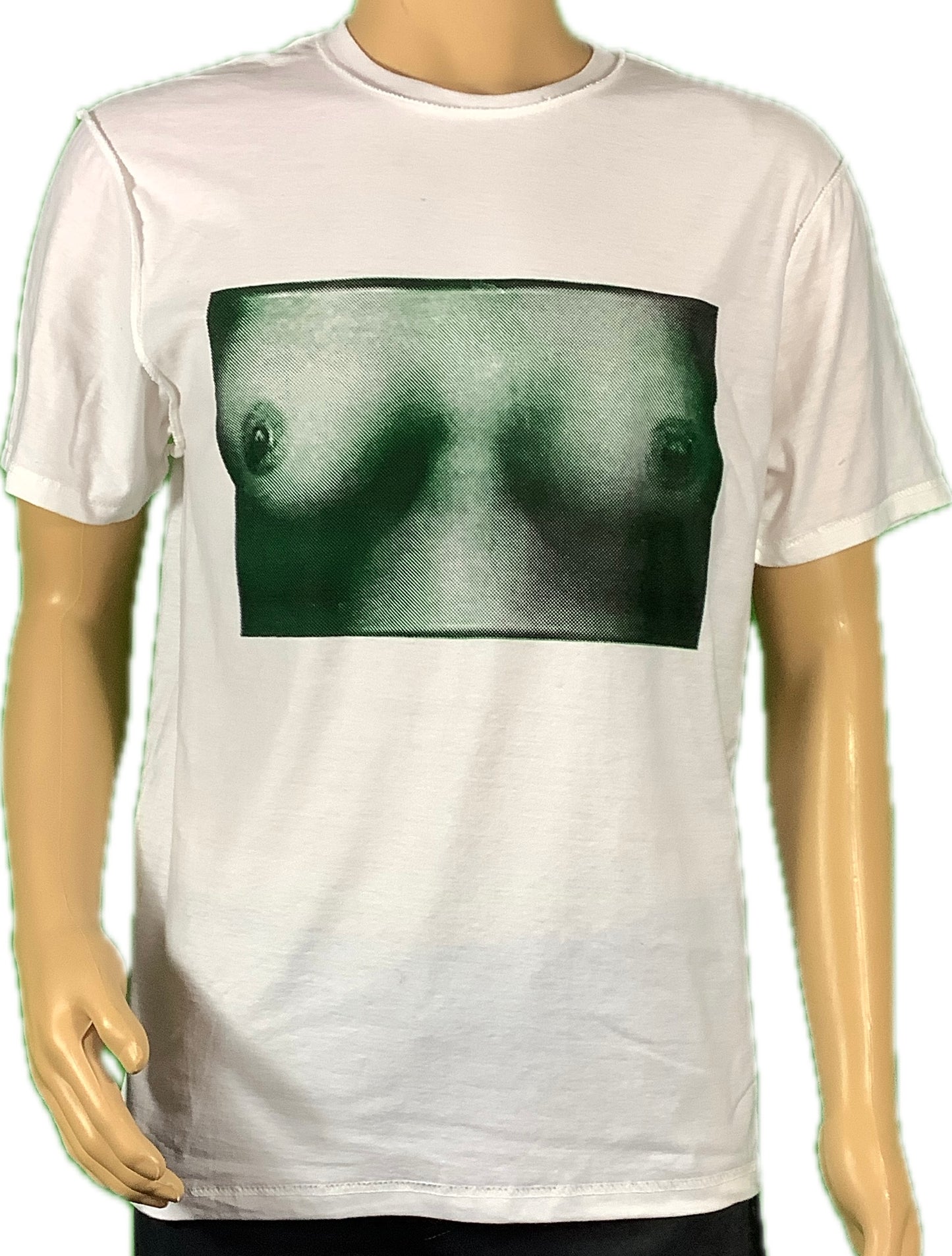 Sample: Tits green/black white t-shirt - medium