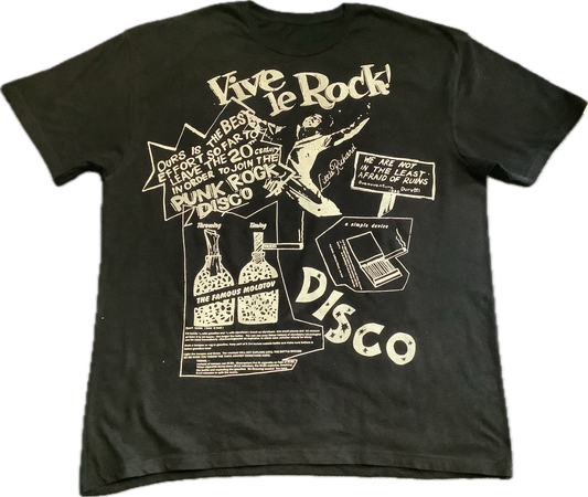 Sale: Vive le Rock  T-SHIRT size XL 61cms 24” wide
