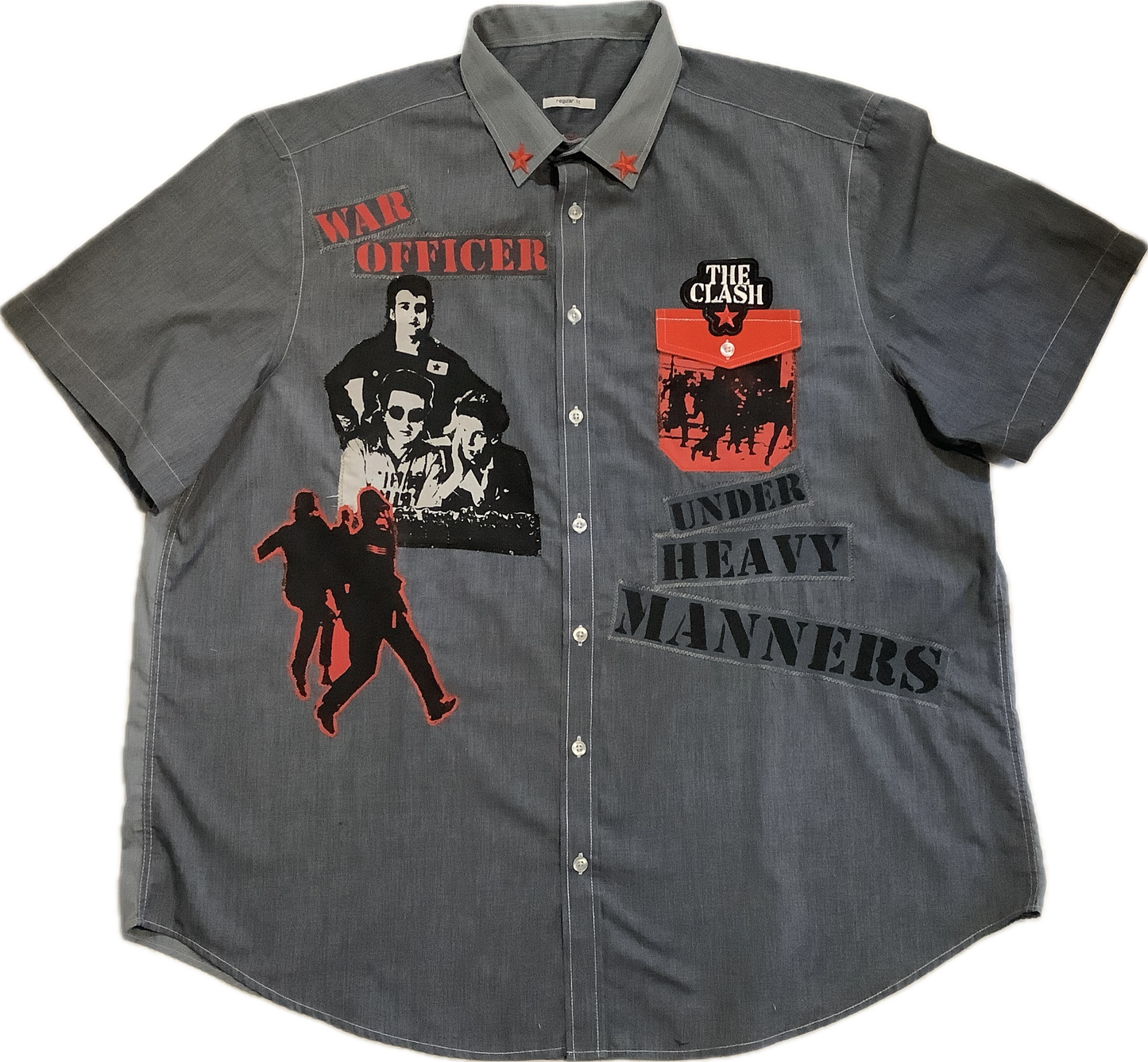 Sample: Hammersmith Palais short sleeved shirt neck 18 2xl