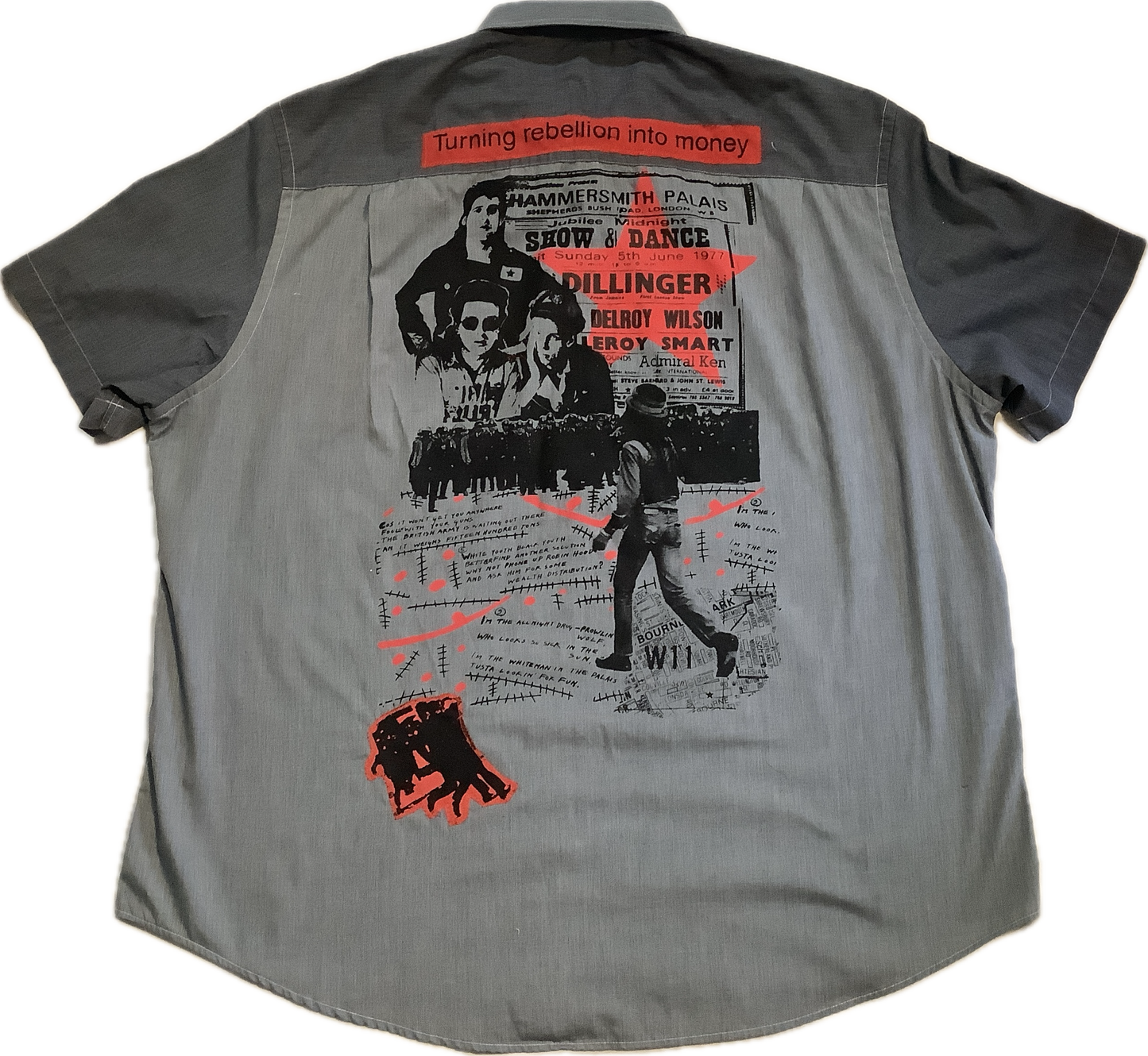 Sample: Hammersmith Palais short sleeved shirt neck 18 2xl